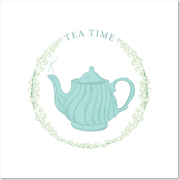 Tea Time Wall Art by SWON Design